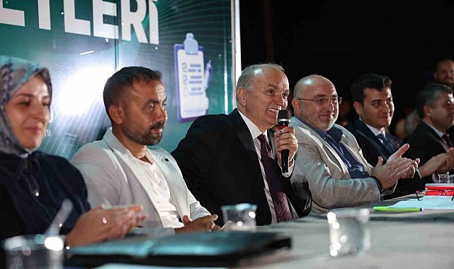 Başkan Özlü'den Tokuşlar'da mahalle sohbeti