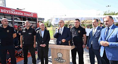 Başkan Sami Er: "İtfaiyemizi hem binalarımızla hem de araç filomuzla güçlendiriyoruz"