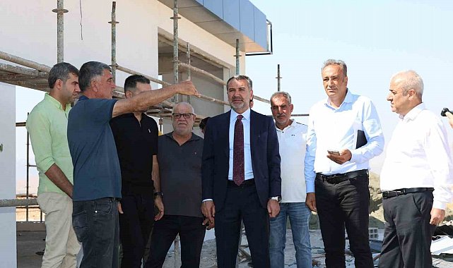 Başkan Şerifoğulları, yapımı devam eden projeleri inceledi