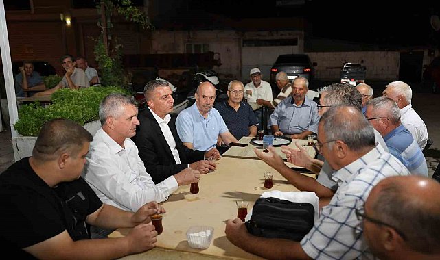 Başkan Şimşek Aşağıçobanisa'da vatandaşların taleplerini dinledi
