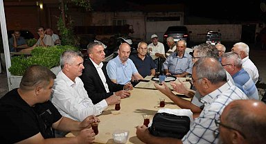 Başkan Şimşek Aşağıçobanisa'da vatandaşların taleplerini dinledi