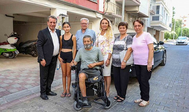 Başkan Yetişkin'den akülü sandalye desteği