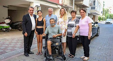 Başkan Yetişkin'den akülü sandalye desteği