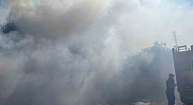 Başkentte vericilerin bulunduğu alanda yangın