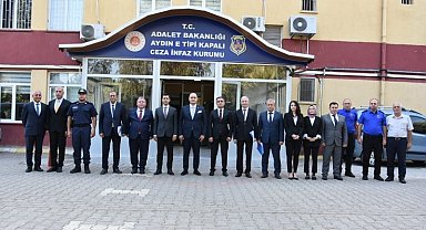 Başsavcı Arısoy, Aydın E Tipi Cezaevi'ndeki çalışmaları değerlendirdi
