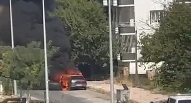 Batman'da araç yangını