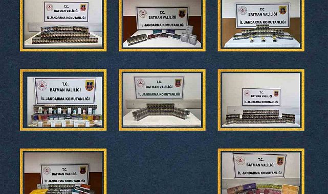 Batman'da kaçakçılık operasyonları: 28 şüpheli hakkında işlem yapıldı