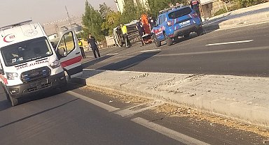 Batman'da otomobil takla attı: 4 yaralı
