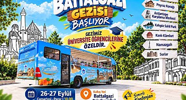 Battalgazi Belediyesinden üniversite öğrencilerine tarih ve kültür gezisi