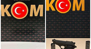Bayburt'ta 3 şüphelinin yakalandığı operasyonlarda tabanca ve 94 fişek ele geçirildi