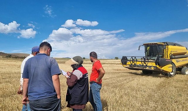 Bayburt'ta biçerdöver kontrolleri sürüyor