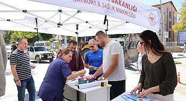 Bayburt'ta kanser taramalarına yönelik çalışma gerçekleştirildi
