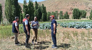 Bayburt'ta üreticilerin sorunları yerinde dinlendi