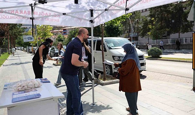 Bayburt'ta vatandaşlara aşı ve koruyucu sağlık hizmetleri anlatıldı
