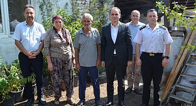 Bayındır Kaymakamı Murat Mete'den gazilere vefa ziyareti