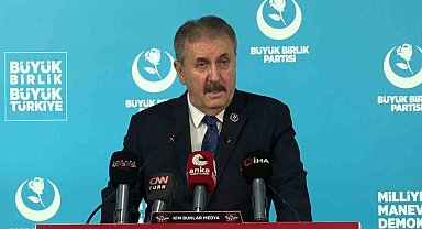 BBP Genel Başkanı Destici: "Devletimiz geçmişte olduğu gibi yarın da terörün kökünü kazıyacak"