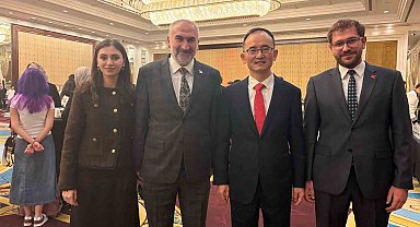 Beşer, Çin'in Ankara Büyükelçiliği resepsiyonuna katıldı