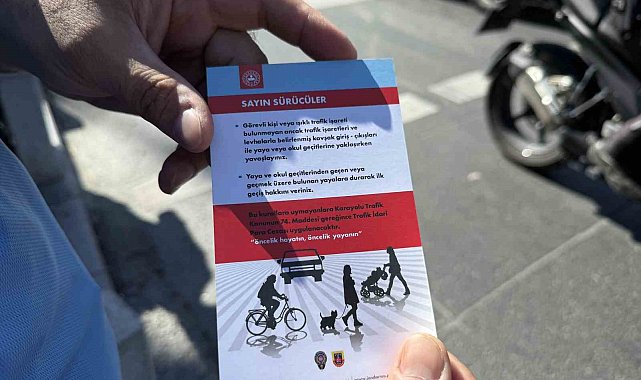 Beşiktaş'ta yayalara yönelik dron destekli denetim