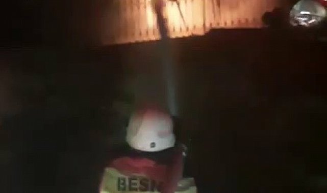 Besni'de ev yangını korkuttu