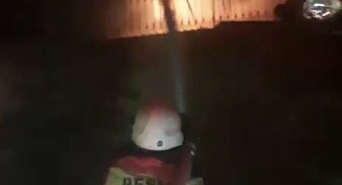 Besni'de ev yangını korkuttu