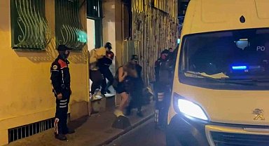 Beyoğlu'nda fuhuş pazarlığı havadan tespit edildi: 27 gözaltı