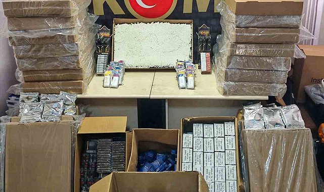 Bilecik'te 108 bin 380 doldurulmuş makaron ele geçirildi