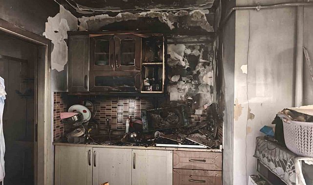 Bilecik'te aspiratörden çıkan yangın paniğe sebep oldu