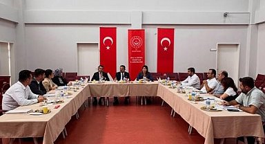 Bilecik'te kuruluş müdürleri aylık değerlendirme toplantısında buluştu