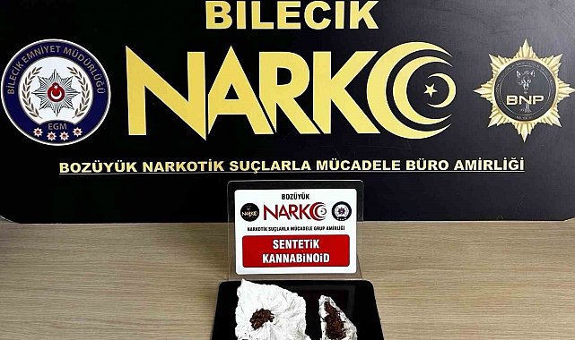 Bilecik'te uyuşturucu operasyonu: 1 şüpheli yakalandı