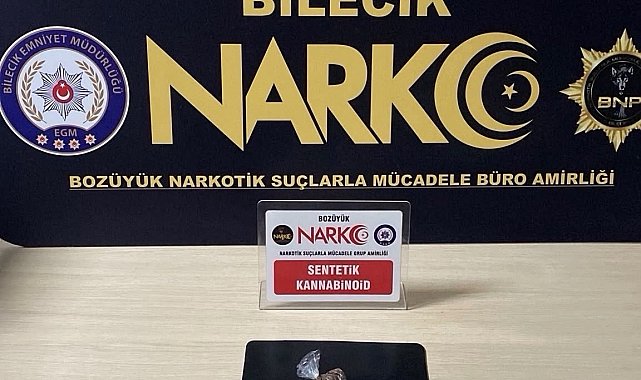 Bilecik'te uyuşturucu operasyonu: 1 şüpheli yakalandı