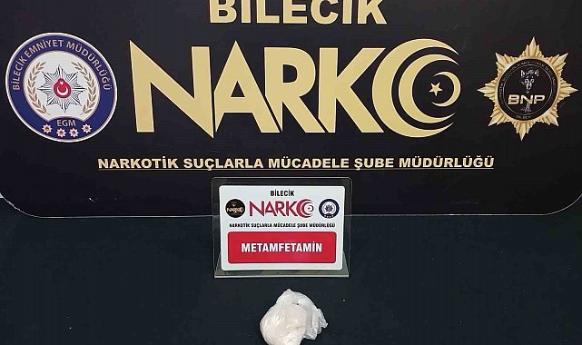 Bilecik'te üzerinde metamfetaminle yakalandı