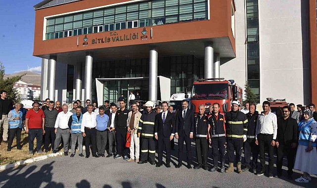 Bitlis Valiliğinde yangın tatbikatı