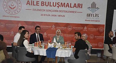 Bitlis'te "Evlenecek Gençler Destek Projesi" kapsamında çiftlerle buluşma