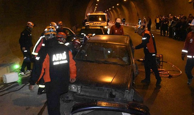 Bitlis'te tünelde kaza tatbikatı gerçeğini aratmadı