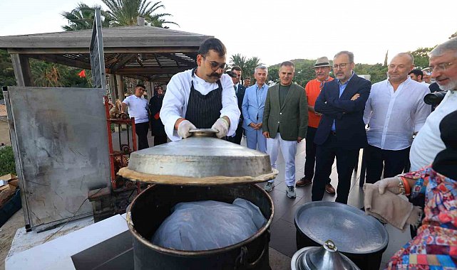 Bodrum sahilinde Çorum lezzetleri şöleni yaşandı