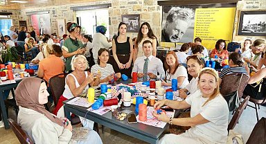 Bodrum sokakları kadınların ördüğü motiflerle renklenecek