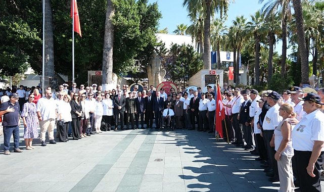 Bodrum'da Gaziler Günü törenle kutlandı