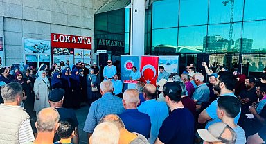 Bolu'dan 25 kişilik umre kafilesi dualarla uğurlandı
