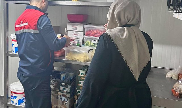 Bolvadin'de okul kantinlerine yönelik denetim