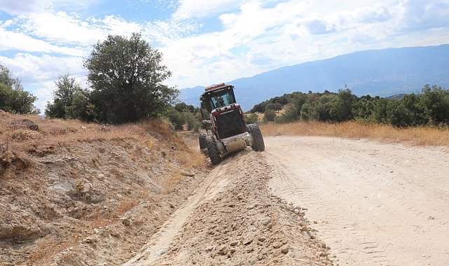 Bozdoğan Belediyesi yol çalışmalarına devam ediyor