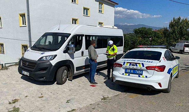 Bozdoğan emniyeti öğrencilerin güvenliği için sahada