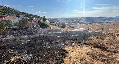 Bozüyük'te otluk yangını