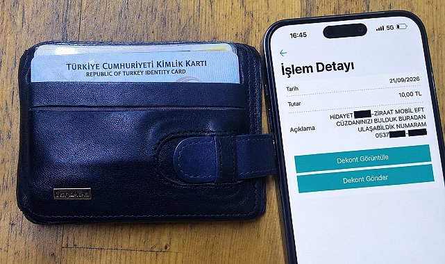 Bulduğu cüzdanın sahibine ulaşmak için 10 TL gönderdi