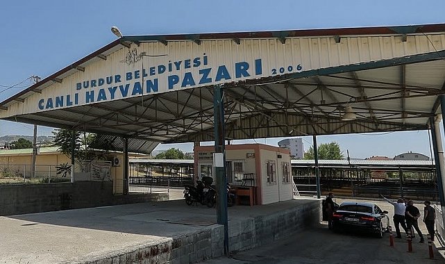 Burdur'da hayvan pazarı şap hastalığı nedeniyle geçici olarak kapatıldı