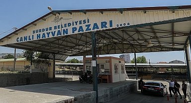 Burdur'da hayvan pazarı şap hastalığı nedeniyle geçici olarak kapatıldı