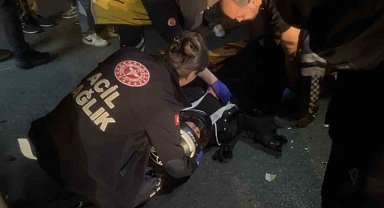 Bursa'da kavşakta motosiklet kazası: 18 yaşındaki aday sürücü ağır yaralandı