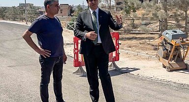 Çamlıtepe'de yollar yenilendi