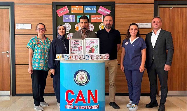 Çan Devlet Hastanesi'nden şeker farkındalığı
