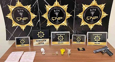 Çanakkale'de çeşitli suçlardan aranan 8 şüpheli tutuklandı