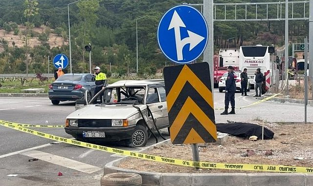 Çanakkale'de otobüs ile otomobil çarpıştı: 2 ölü